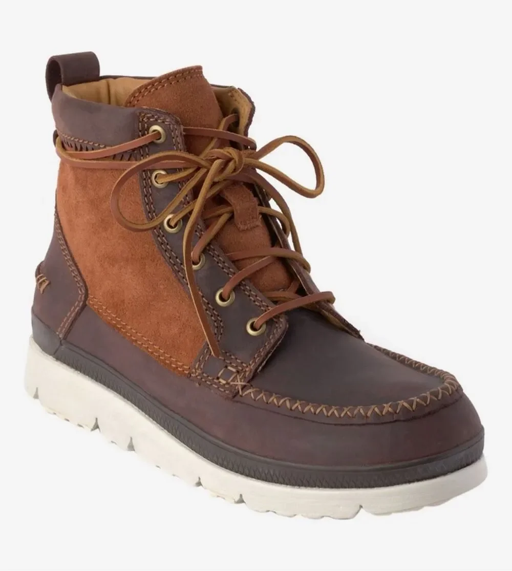 Manitobah $150 Mesa Moc Toe Sneaker Boots Copper Brown Mens 7 NEW